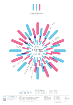 SPRING SCHOOL